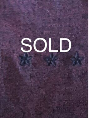 John Varvatos Burgundy Fabric with Star Detail